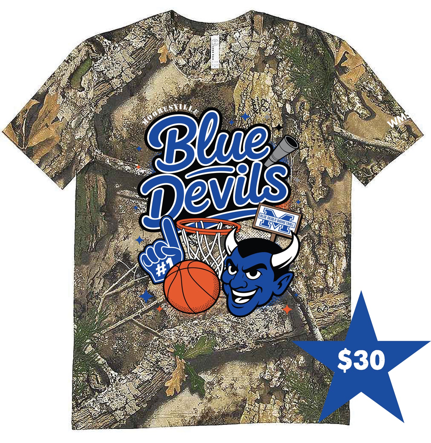 Blue Devils Realtree Camo T-Shirt