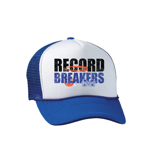 Record Breakers Hat Blue/White