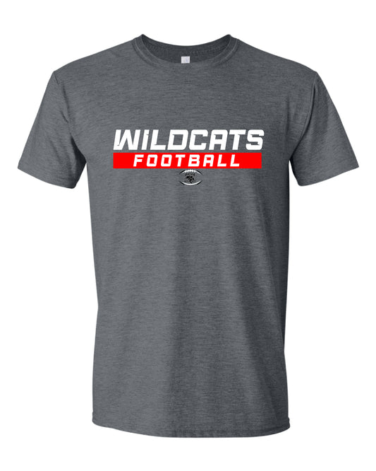 Wildcat Football Grey T-Shirt