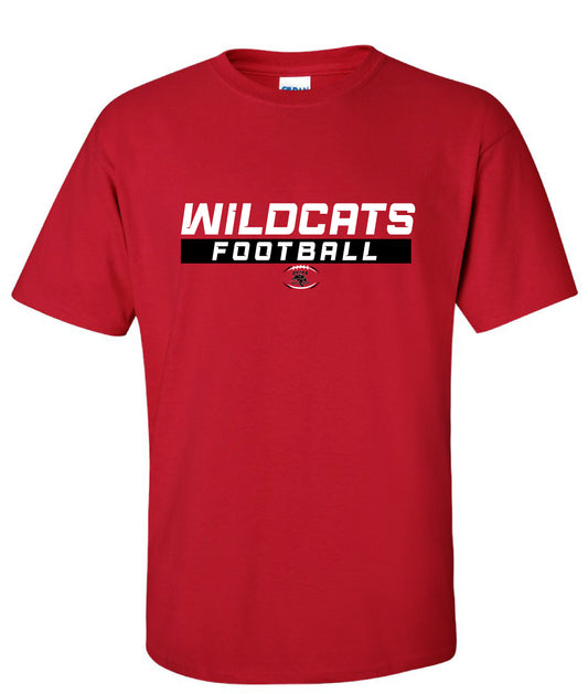 Wildcat Football Red T-Shirt